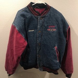 Vintage Boeing 777 Bomber Jacket 